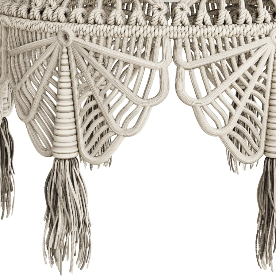 Macrame Pendant Lamp - Image 2