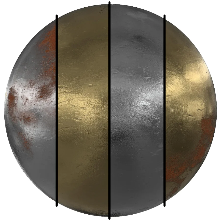 FB28 Worn Steel | PBR | 4 Mats | 4K - Image 3