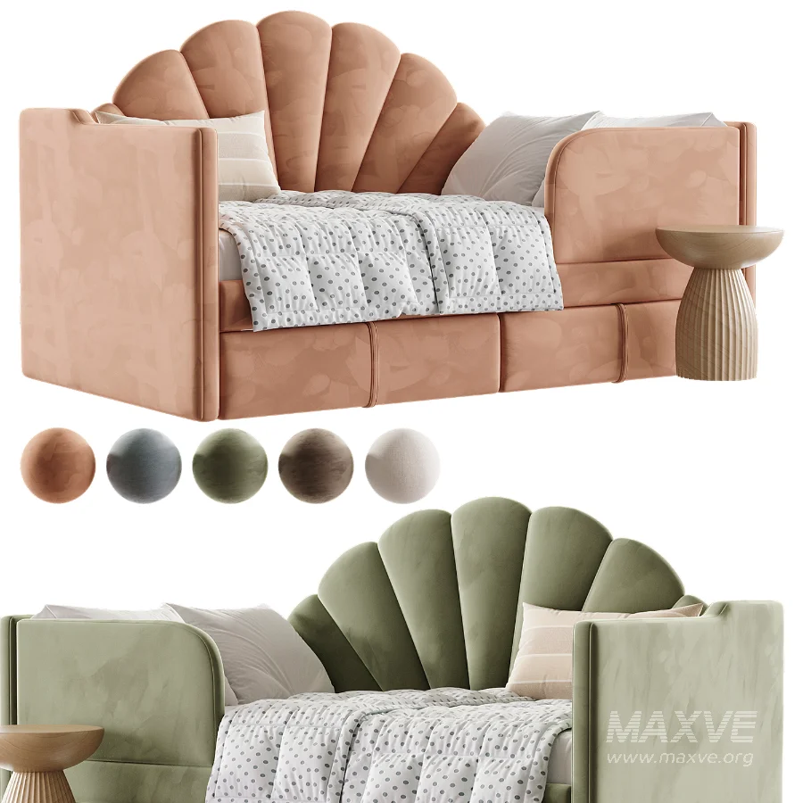 Mulan Soft Kids Bed - Image 4