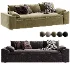 Algora White Performance Fabric Sleeper Sofa - Thumbnail 4