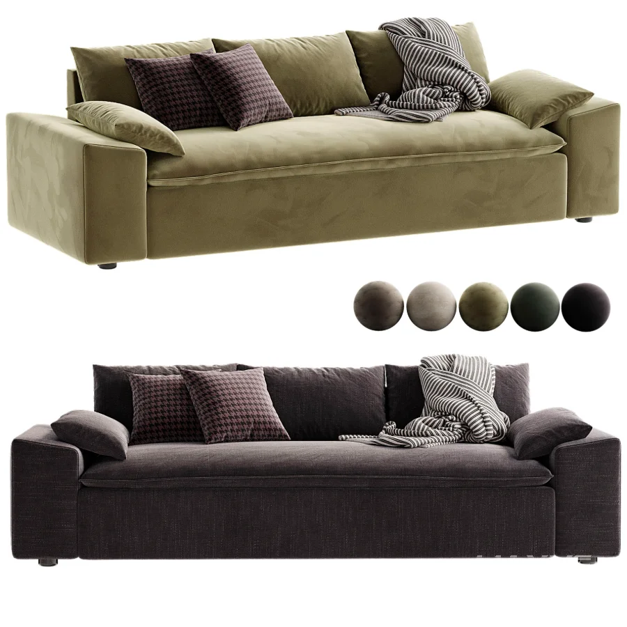 Algora White Performance Fabric Sleeper Sofa - Image 4