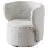 Modern Swivel Barrel Chair - Thumbnail 5