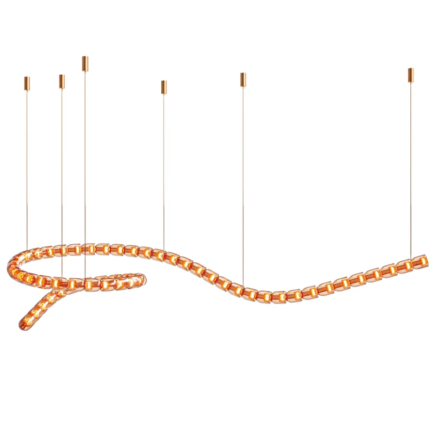 Gabriel Wave LED Chandelier - Image 5