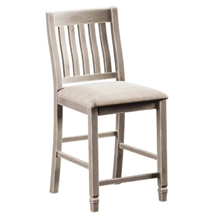 Gray Barn Slat Back Counter Stool - Image 3