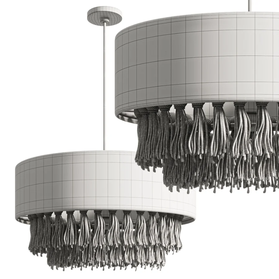 Bohemian Hemp Rope Tassel Chandelier - Image 7