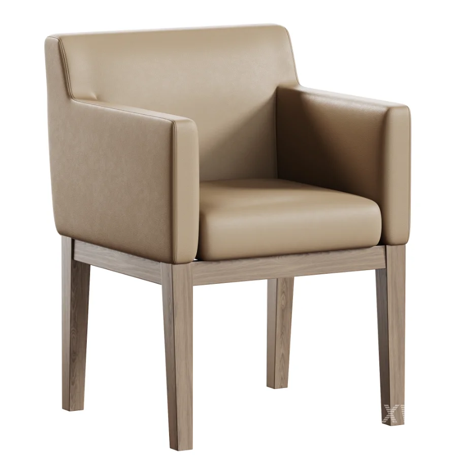 Morgan Track Arm Fabric Dining Armchair - Image 4