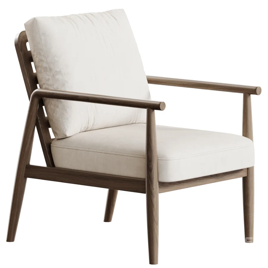 Solid Wood Frame Arm Chair - Image 2