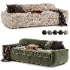 Aldine Ivory Boucle Sofa - Thumbnail 6