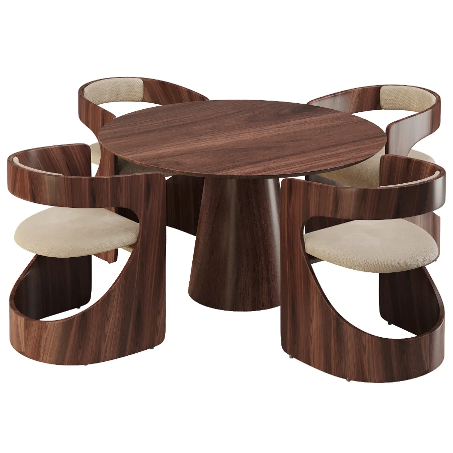 Dinning chair and table380 - Image 1