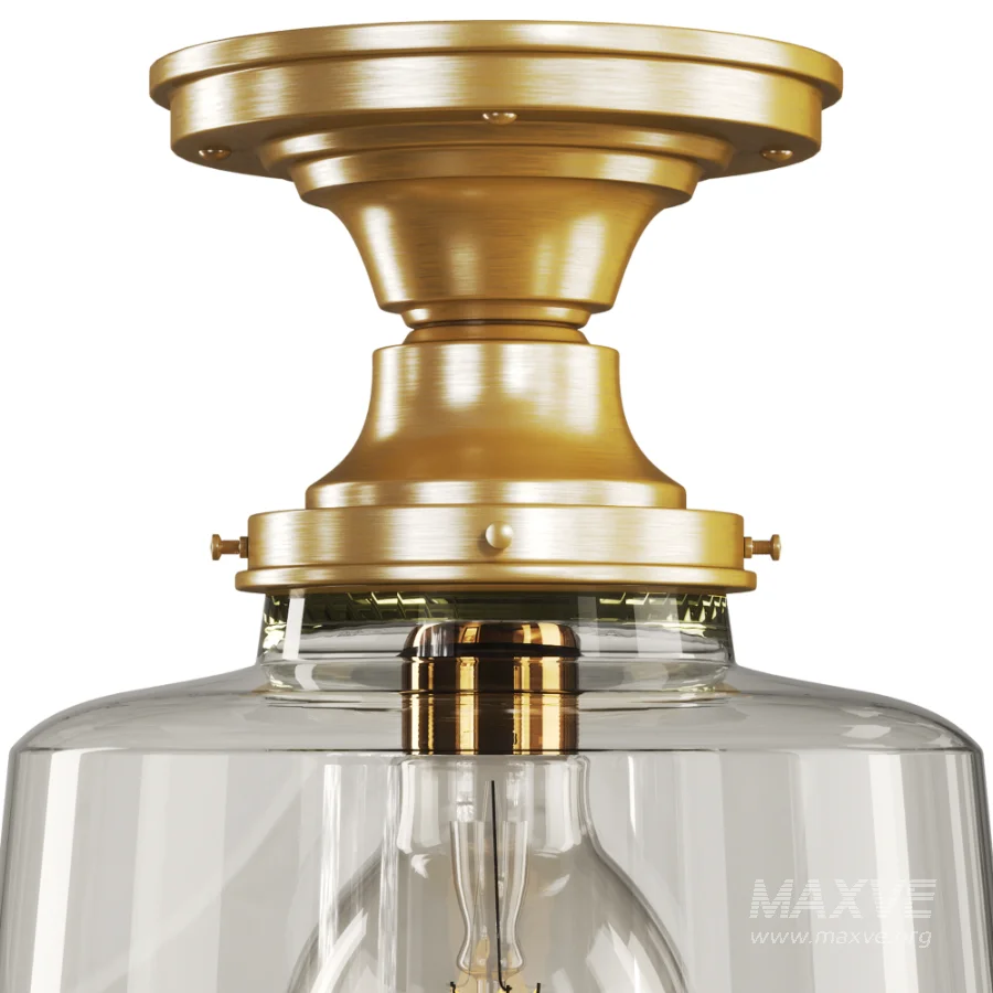 Auric Glass Flush Mount - Image 3