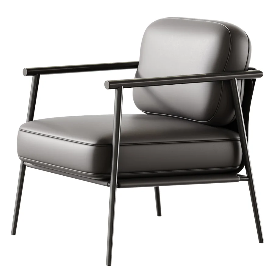Telso Chenille Olive Armchair - Image 3