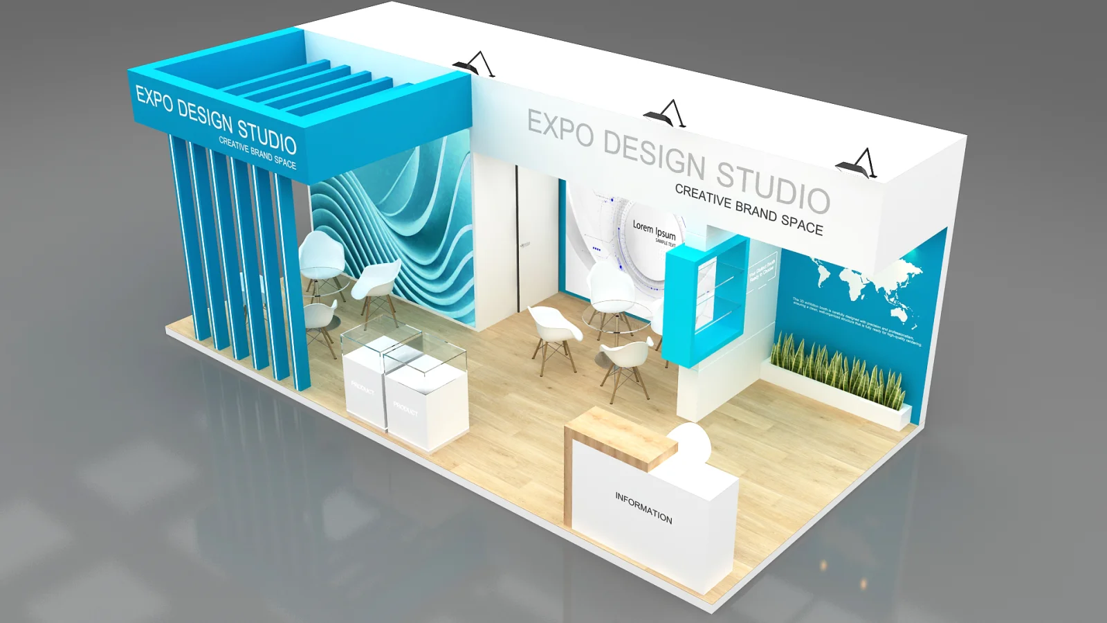 exhibition booth - Image 1