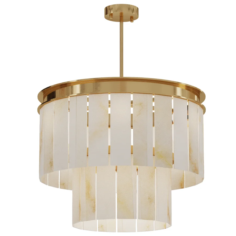 Afralia Marble Ceiling Chandelier Set3 - Image 5