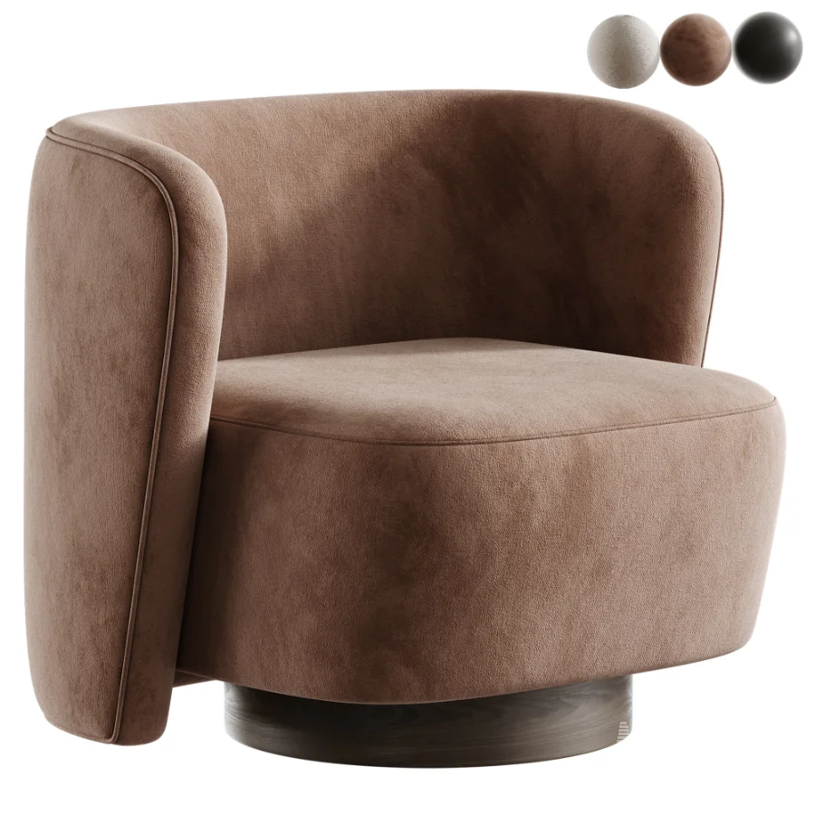Swivel Lounge Chair by Juliana Lima Vasconcellos - Image 1