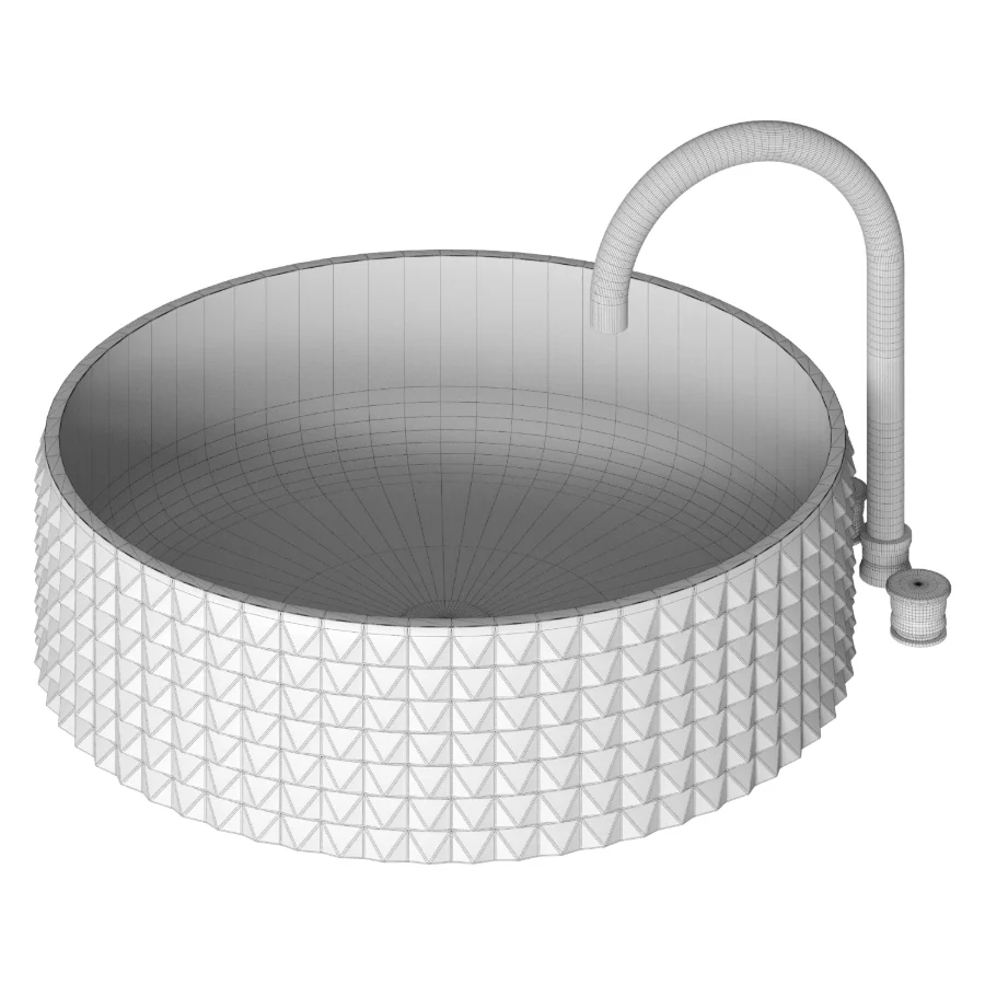 Glass countertop bathroom sink 4 colors - Image 6