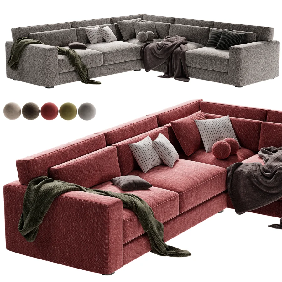 Retreat 3 Piece L Shaped Sectional Sofa - Image 5