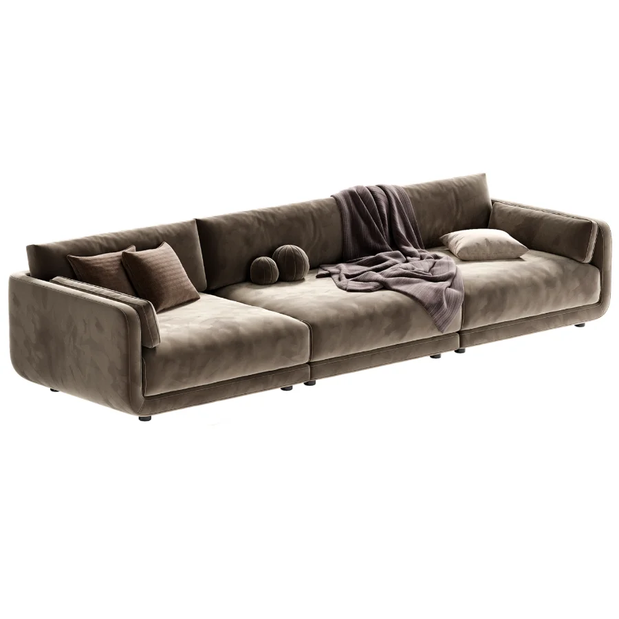 Naples Upholstered Sofa - Image 1