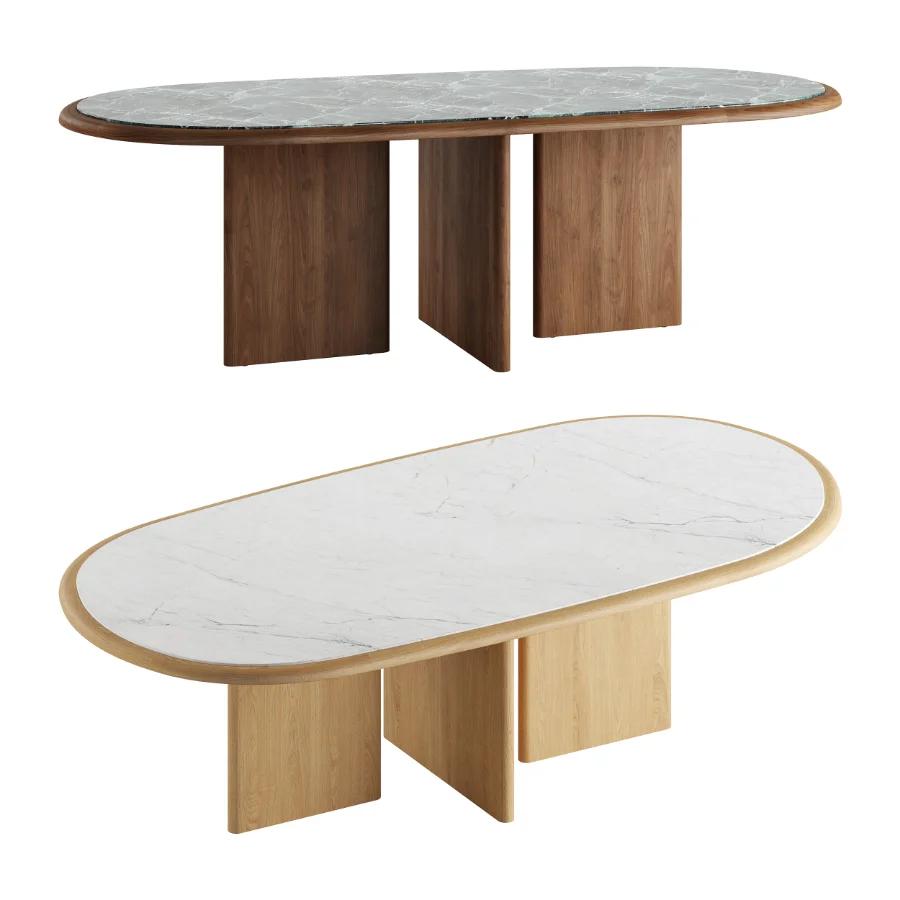 SUISEKI Oval Table by Riva1920 - Image 3