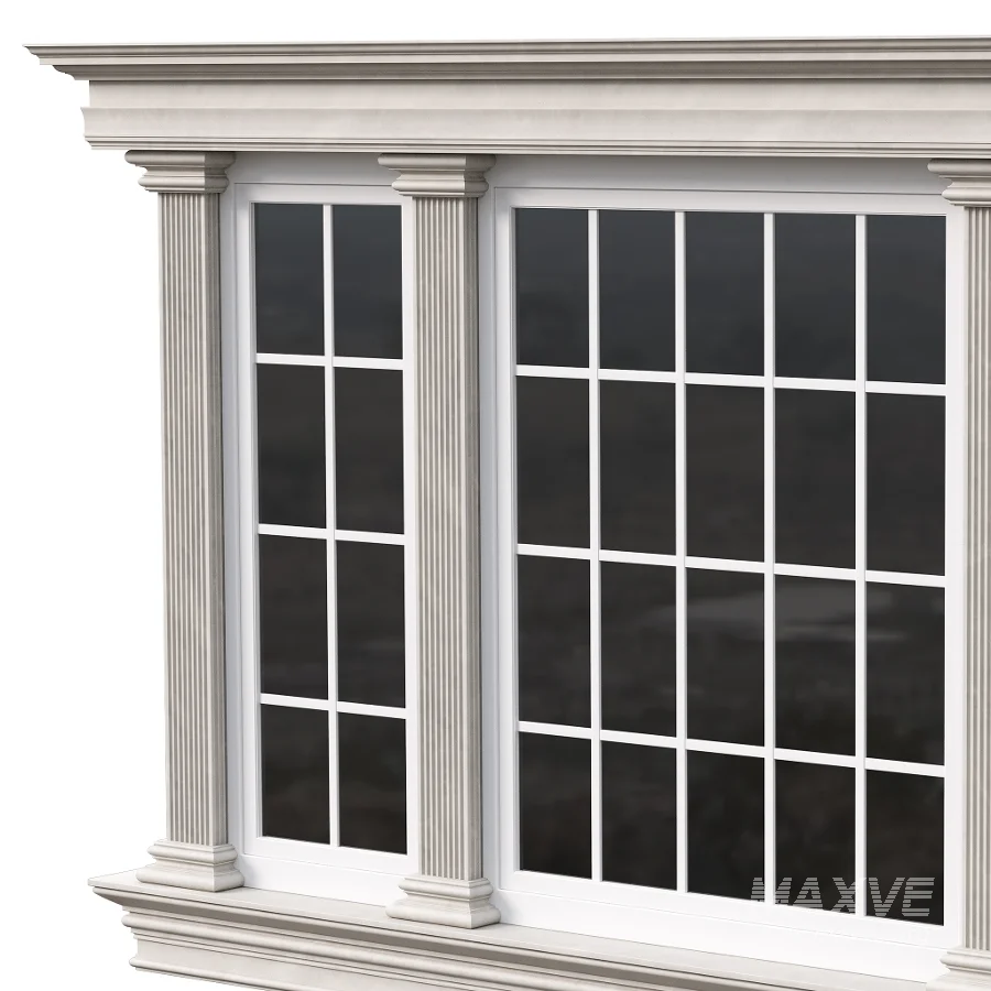 Architectural Classic Window 3D Model 18 - Image 2