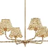 Boho Rattan Chandelier - Thumbnail 4
