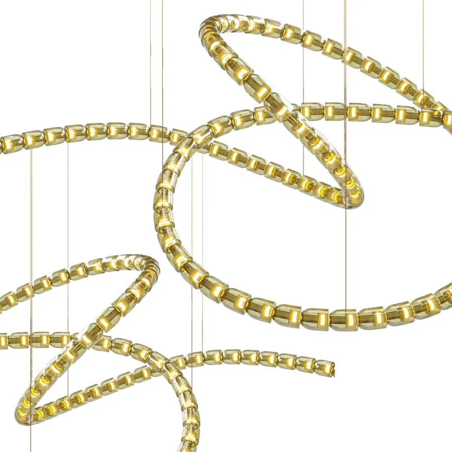 Gabriel Twist LED Chandelier - Image 4
