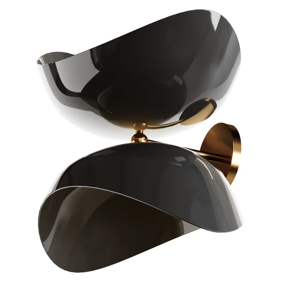 Elegant sculptural wall light - Image 3