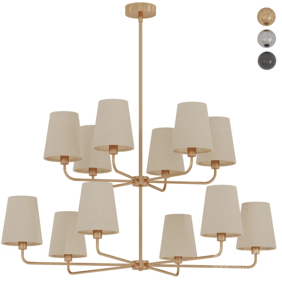 Light Adjustable Sputnik Chandelier - Image 1