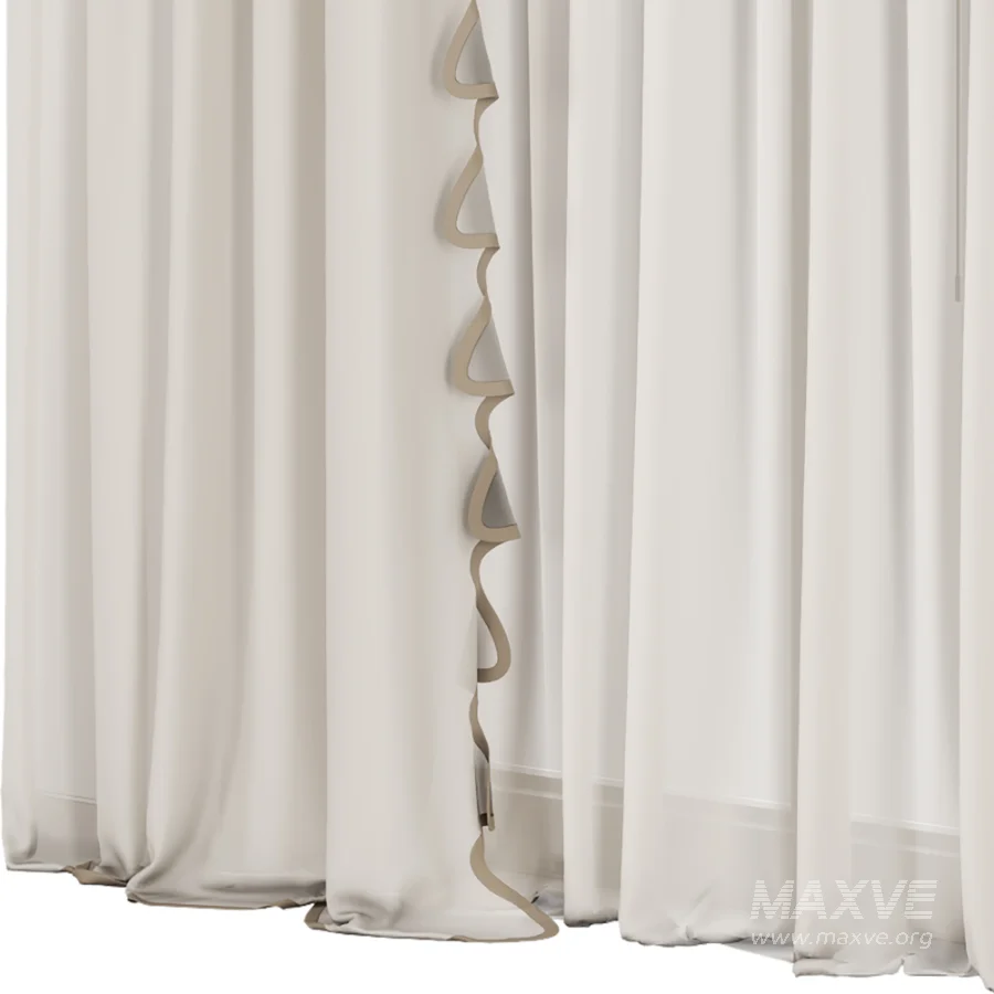 Silk and Cotton Curtain Set 127 - Image 4