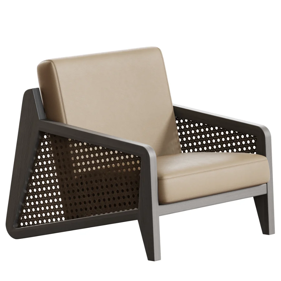 Solid Color Ash Arm Chair - Image 4