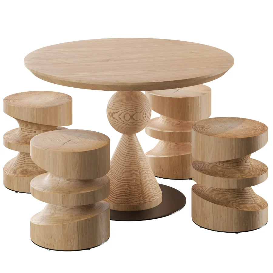 Circus Table & Tornado Stool | Riva1920 - Image 4