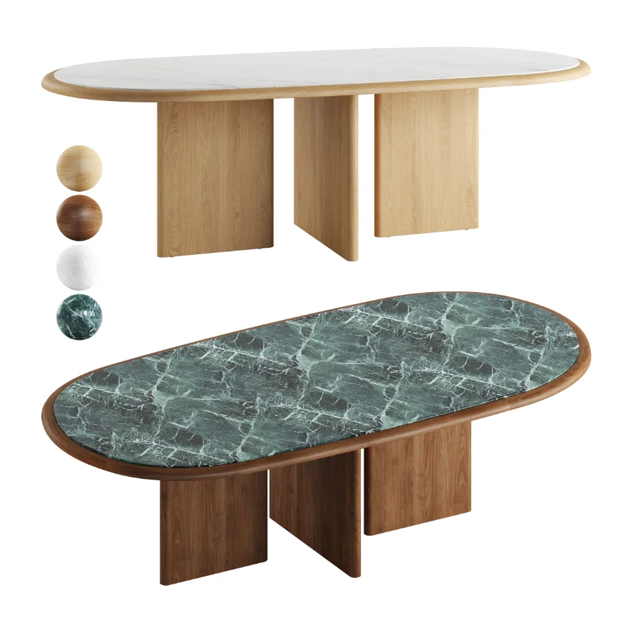 SUISEKI Oval Table by Riva1920 - Image 2