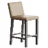 Morgan Armless Fabric Bar Counter Stool - Thumbnail 3