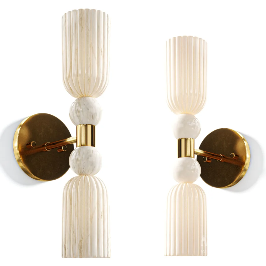 Luxurious wall lamp marble - Image 3