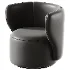 Modern Swivel Barrel Chair - Thumbnail 4