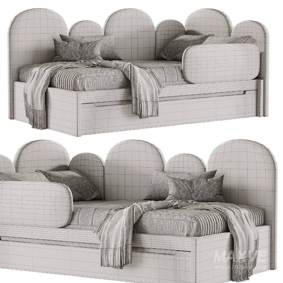 SAVOY Upholstered Kids Bed - Image 4