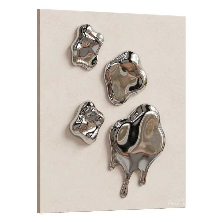 Wall Panel Liquid Metal 26 - Image 3