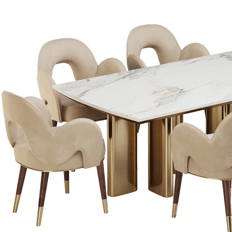 Dinning chair and table384 - Image 6