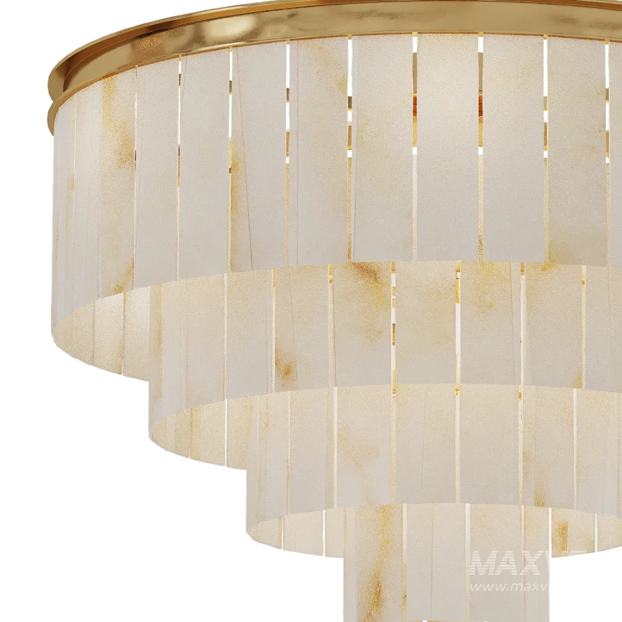 Afralia Marble Ceiling Chandelier - Image 3