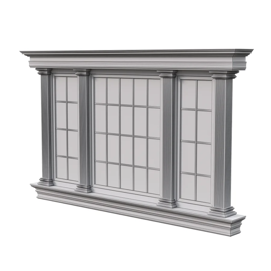 Architectural Classic Window 3D Model 18 - Image 1