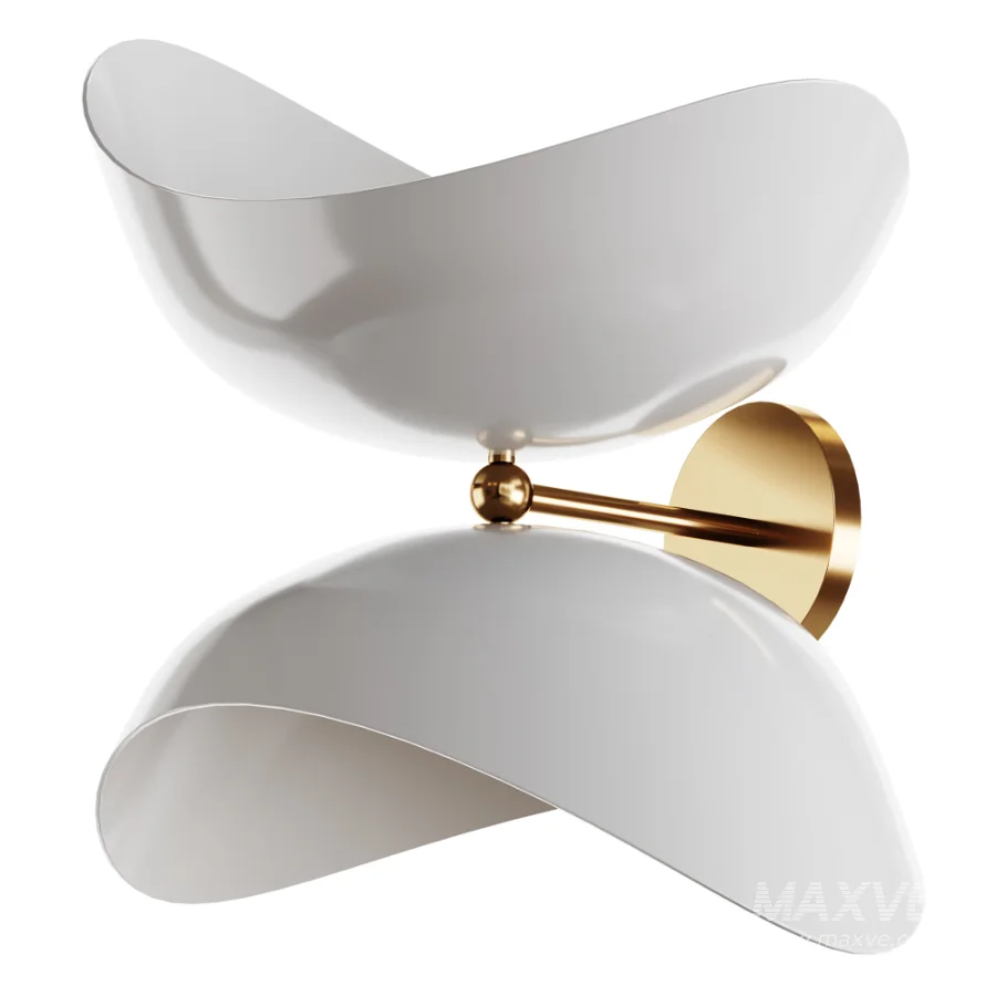 Elegant sculptural wall light - Image 2