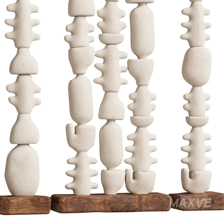 Abstract Sculptural Columns 02 - Image 2