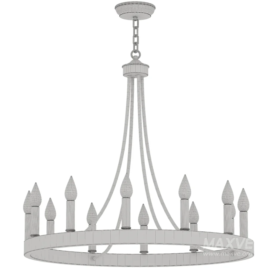 Hendon Wagon Chandelier - Image 4
