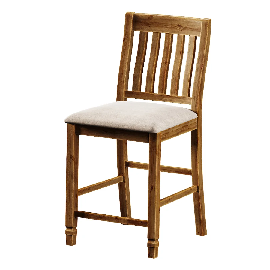 Gray Barn Slat Back Counter Stool - Image 2