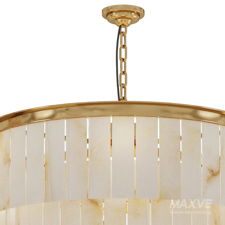 Afralia Marble Ceiling Chandelier - Image 2