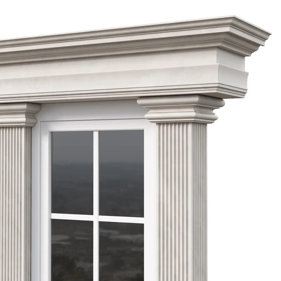 Architectural Classic Window 3D Model 18 - Image 6
