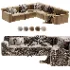 Morell 5 Piece Upholstered Reversible L Sectional - Thumbnail 8