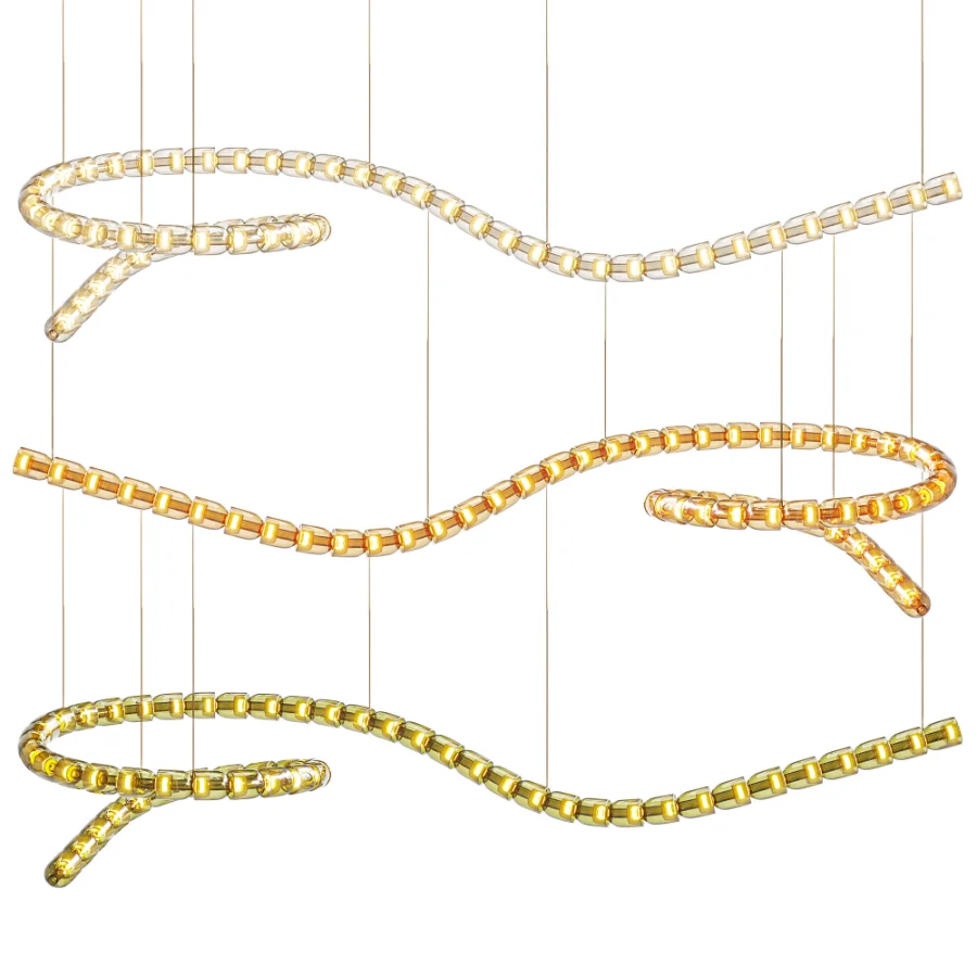 Gabriel Wave LED Chandelier - Image 6