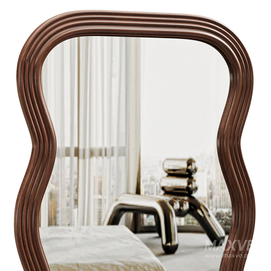 Frances Natural Floor Mirror - Image 7