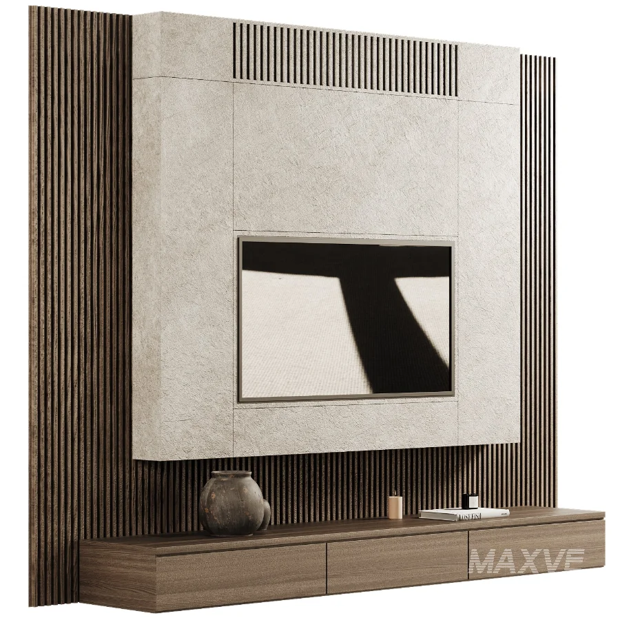 TV wall set 001 - Image 1