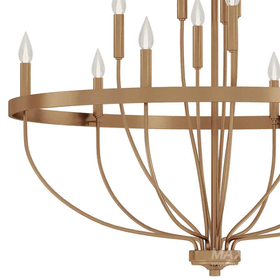 Graceful Curve Chandelier - Image 8